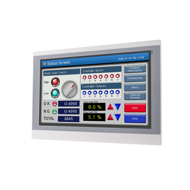 Panel táctil TFT de la serie HMI 80